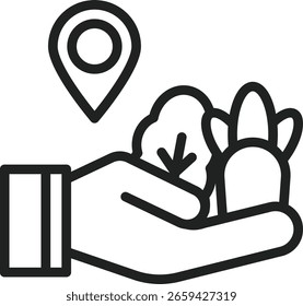 Local Produce icono de Imagen de Vector. Adecuado para App móviles, App de Web y medios impresos.