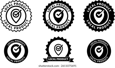 Local Product label ,vector illustration