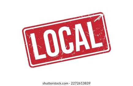 Local Rubber Stamp Seal Vector