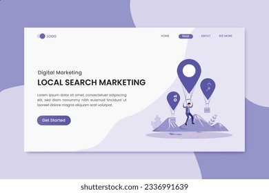 Local Search Marketing Landing Page