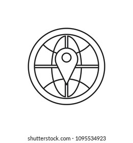 Local Search Modern Simple Vector Icon