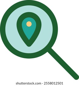 Local SEO icon highlighting targeted online visibility and community engagement. Perfect for visuals on location-based marketing, search optimization, local business growth, and enhancing nearby custo