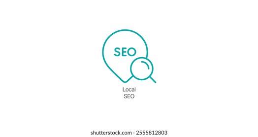 Local SEO Icon – Search Engine Optimization for Local Businesses Design