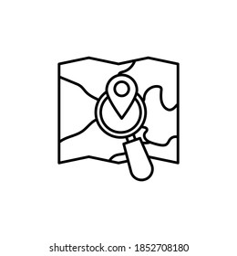 Local Seo icon in vector. Logotype