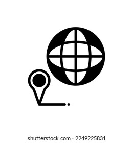 Local SEO icon in vector. Logotype