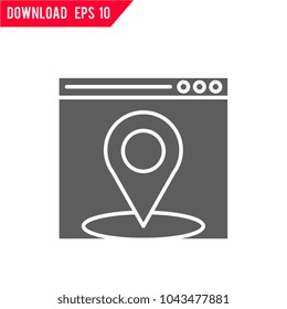 Local seo vector icon