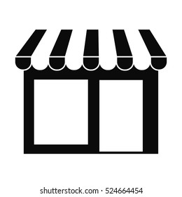 Local shop building icon vector illustration graphic design