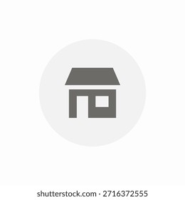 Vector de signo de icono de tienda local