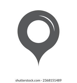 gráfico de icono de localización vectorial aislado