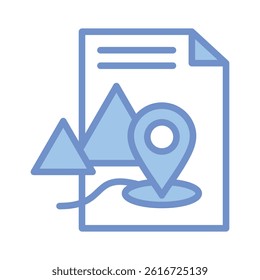 Localization Icon Element For Design