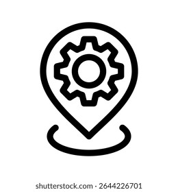 Localization Icon Vector Symbol Design Illustration