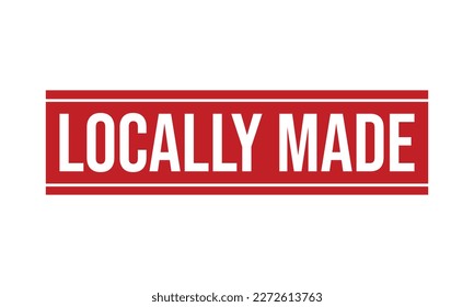 Locally Made Rubber Stamp Seal Vector