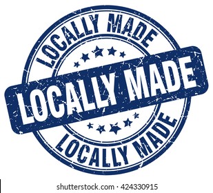 Locally Made. Stamp