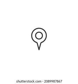 icono de la línea de búsqueda, símbolo del vector de contorno, icono perfecto de píxel