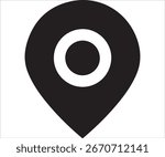 Location 1 icon Black And White jpeg And png illustration