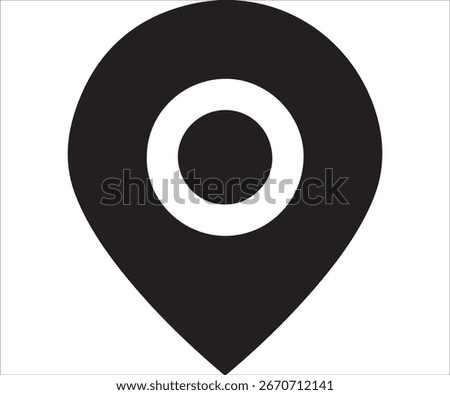 Location 1 icon Black And White jpeg And png illustration