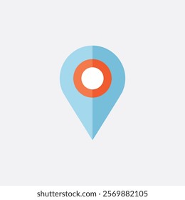 location 3d icon vector, flat vector icon illustration 