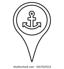 location anchor icon