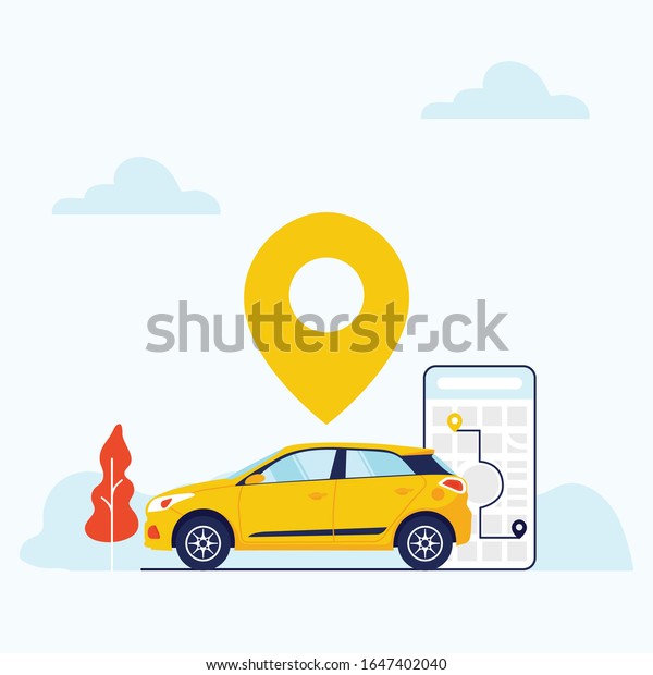Location App with Taxi and\
Car