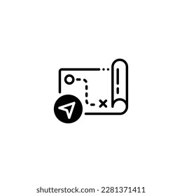 Location or area representation icon