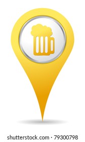 location bar icon with beer drawing