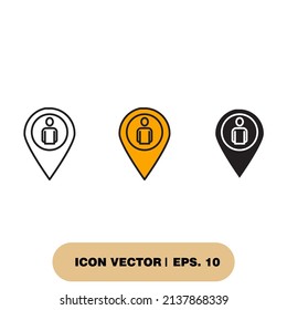 location blogge icons  symbol vector elements for infographic web