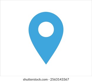 Location blue icon png and jpeg illustration