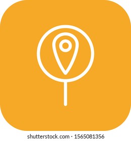 location board icon isolated on abstract background
