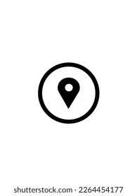 Location computer icon, vector illustration. Many computer icons that are used in everyday. Whether it's office work, and others. These icons are very important as our instructions for executing work.