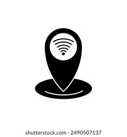 location concept line icon. Simple element illustration.location concept outline symbol design.