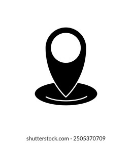 Icono de línea de concepto de ubicación. Ilustración de elemento simple. diseño de símbolo de contorno de concepto de ubicación.