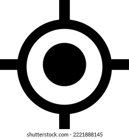 Location Crosshair Icon vector simple design.eps
