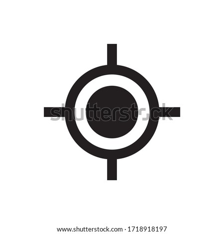Location Crosshair Icon vector simple design