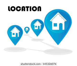 location design over white background vector illustration