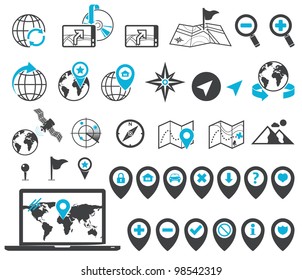 Location And Destination Icons