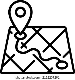 Location for destination map icon