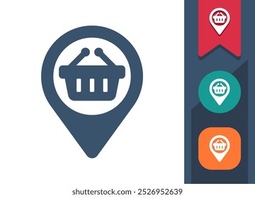 Location, Destination, Map Marker, Map Pin Icon. Professional, pixel perfect icon. EPS 10 format.