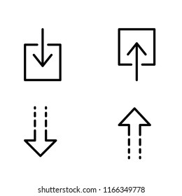 Location direction lines icon