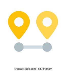 location distance