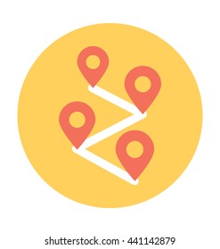 Location Distance Vector Icon