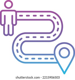 Location Distance vector icon. Can be used for printing, mobile and web applications.