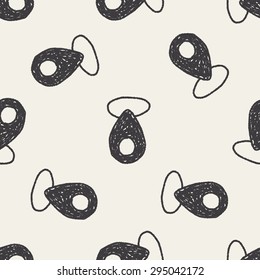 location doodle seamless pattern background