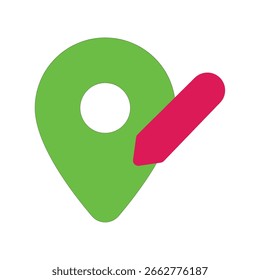Icono de edición de Locación en relleno