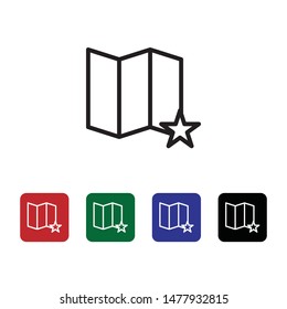 Location, favorite, vector icon. Can be used for web and mobile. Navigation and map vector icon