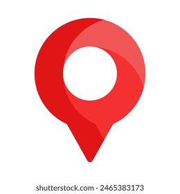 Location file icon vector illustration in flat