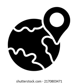  location Finance Related Vector Line Icon. Editable Stroke Pixel Perfect.