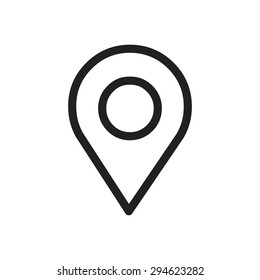 Location, find, navigation icon vector image. Can also be used for phone and communication. Suitable for use on web apps, mobile apps and print media.