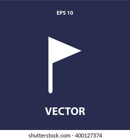 location flag icon. vector eps10 icon
