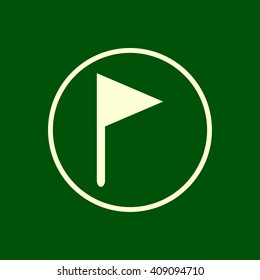 location flag icon. vector eps10 icon
