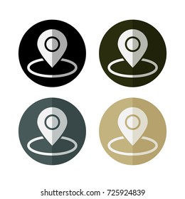 location flat icon